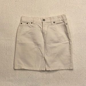 Old Navy | White Denim Skirt